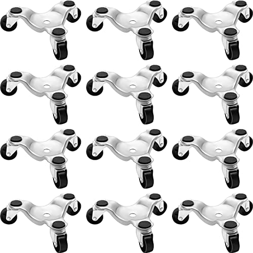 12-teiliges Möbelrollen-Set, 3 Räder, Stahl, Tri-Dolly, robuste Movers-Rollen, dreieckige Schwenkrollen, leicht bewegliches Werkzeug für Heimmöbel, Geräte, 15,2 cm, 90,7 kg Tragfähigkeit 12-teiliges Möbelrollen-Set, 3 Räder, Stahl, Tri-Dolly, robuste Movers-Rollen, dreieckige Schwenkrollen, leicht bewegliches Werkzeug für Heimmöbel, Geräte, 15,2 cm, 90,7 kg Tragfähigkeit von Timtin