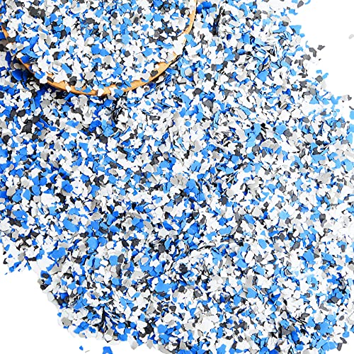 Timtin Color Chips Dekorative Bodenbeschichtung Flake Rock Slice Paint Chips Blend Blue Chips für Garage Bodenfarbe Innen Außen Wände Böden, 700 g / 0,7 kg, Schwarz, Grau, Weiß und Blau Timtin Color Chips Dekorative Bodenbeschichtung Flake Rock Slice Paint Chips Blend Blue Chips für Garage Bodenfarbe Innen Außen Wände Böden, 700 g / 0,7 kg, Schwarz, Grau, Weiß und Blau von Timtin