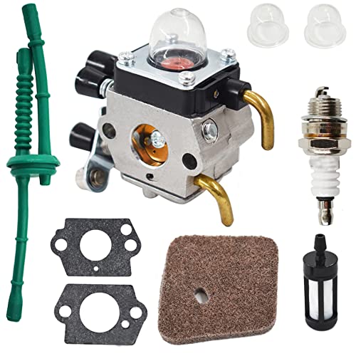 Timunr Vergaser-Kit Ersatz für Stihl FS38 FS45C FS45L FS46 FS46C FS55C FS55T FS55 FS55R FS55RC KM55R HL45 Rasentrimmer 4140-120-0619, 4137-120-0600 40 DE von Timunr
