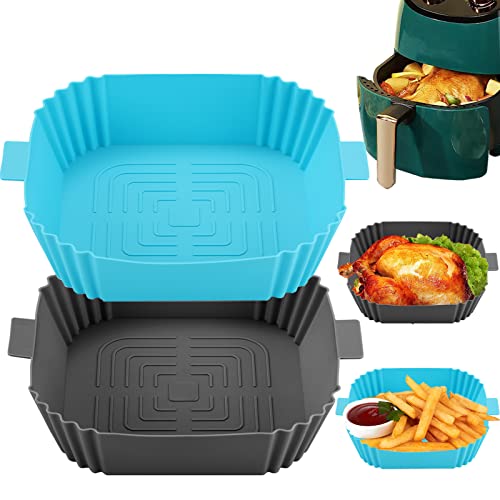 Silikon Backform für Heißluftfritteuse-Backpapier Für Heißluftfritteuse Zuschnitte,Silikonform Für Heißluftfritteuse Airfryer Zubehör Silikonbackformen Air Fryer Silikon Accessories Silikoneinsatz von Timyca