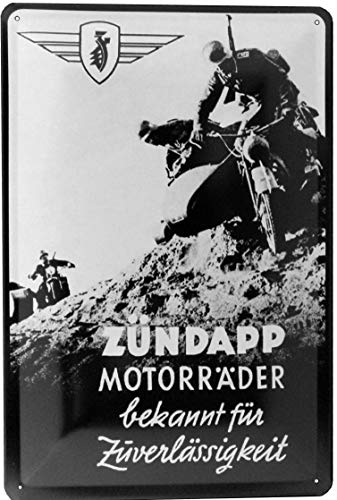 Blechschild 20x30 Zündapp DB 200 W 1939 2-Takt Motorrad Beiwagen Gespann Militär Deutschland im Retro Vintage Nostalgie Design Blechschild 20x30 Zündapp DB 200 W 1939 2-Takt Motorrad Beiwagen Gespann Militär Deutschland im Retro Vintage Nostalgie Design von Tin Sign