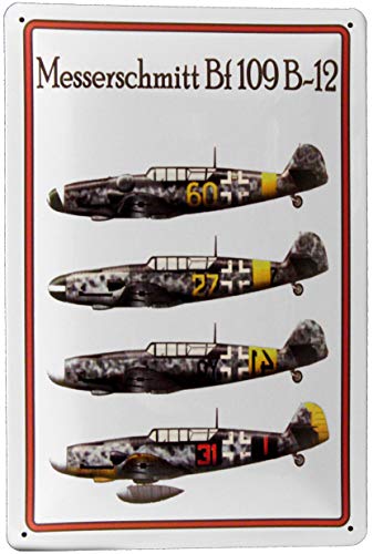 Tin Sign Blechschild 20x30 Messerschmitt Bf 109 Jagd Flugzeug deutsche Luftwaffe Weltkrieg Militär Tin Sign Blechschild 20x30 Messerschmitt Bf 109 Jagd Flugzeug deutsche Luftwaffe Weltkrieg Militär von Tin Sign