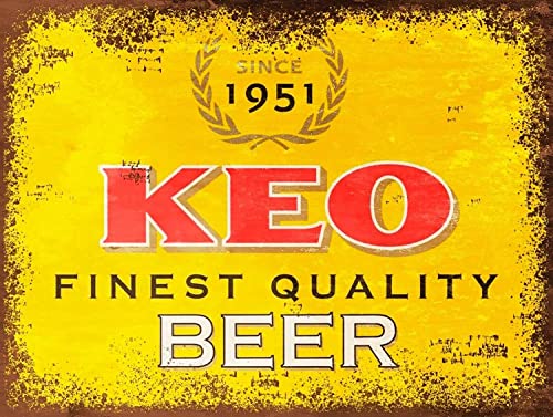 Tin Sign Vintage Retro Man Cave Bar Pub Schuppen Neuheit Geschenk Aluminium Metall Blech Wanddekoration Schild – Keo Zypern Pilsner Bier Lager Werbung Rustikal Tin Sign Vintage Retro Man Cave Bar Pub Schuppen Neuheit Geschenk Aluminium Metall Blech Wanddekoration Schild – Keo Zypern Pilsner Bier Lager Werbung Rustikal von Tin Sign