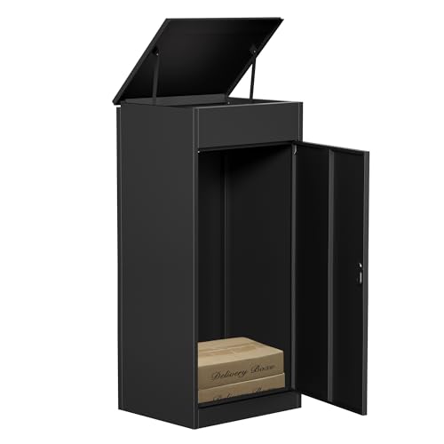 Paketbox Briefkasten mit Paketfach Paketbox Draussen Groß XXL Diebstahlgeschützter Paketbriefkasten Standbriefkasten mit Code-Schloss, wandmontiert wasserdicht für Hauspakete auf Veranda/Garten Paketbox Briefkasten mit Paketfach Paketbox Draussen Groß XXL Diebstahlgeschützter Paketbriefkasten Standbriefkasten mit Code-Schloss, wandmontiert wasserdicht für Hauspakete auf Veranda/Garten von TinFrey