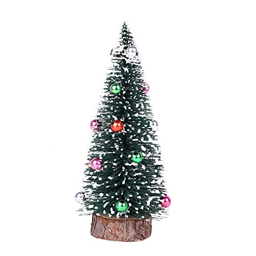 TinaDeer Künstlich Mini Tannenbaum Deko - Weihnachtsbaum 15CM - Weihnachten Baum mit Sockel - Christbaum für Weihnachtsdeko, Tischdeko, DIY, Schaufenste (D, 15cm) von TinaDeer