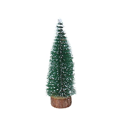 TinaDeer Künstlich Mini Tannenbaum Deko - Weihnachtsbaum 15CM - Weihnachten Baum mit Sockel - Christbaum für Weihnachtsdeko, Tischdeko, DIY, Schaufenste (F01, 10cm) von TinaDeer