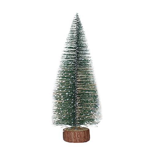 TinaDeer Künstlich Mini Tannenbaum Deko - Weihnachtsbaum 15CM - Weihnachten Baum mit Sockel - Christbaum für Weihnachtsdeko, Tischdeko, DIY, Schaufenste (F05, 30cm) von TinaDeer