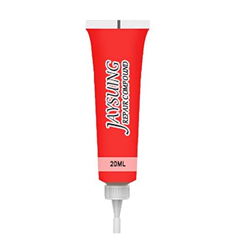 TinaDeer Lederreparatur, 20ml Lederreparatur Creme, Lederreparaturcreme Leder und Vinylreparaturset für Möbel Couch Autositze Sofa Jacke Leather Refurbishing Repair Cream (Red) von TinaDeer