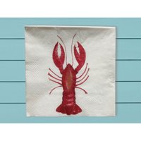 Hummer Cocktail Papierservietten ~ Jahreszeitenpapier Getränkeservietten Fischig Aber Köstlich Aussehende Servietten von TinaLabadiniDesigns