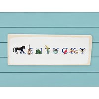 Kentucky Holzblock Kentucky Holzblock von TinaLabadiniDesigns