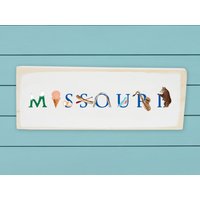Missouri Holzblock von TinaLabadiniDesigns