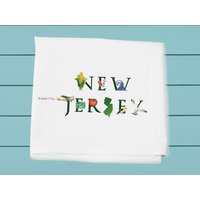 New Jersey ~ Mehlsack Handtücher Für Küche Und Bar von TinaLabadiniDesigns