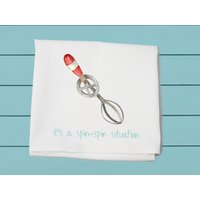 Spin Küche, Mehlsack Handtuch, Baumwolltücher von TinaLabadiniDesigns