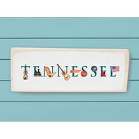 Tennessee Holzblock von TinaLabadiniDesigns
