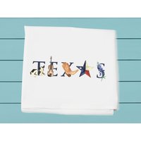Texas ~ Mehlsack Handtücher Küchen - Und Barhandtücher Pride Lone Star State Baumwolle Dekotuch von TinaLabadiniDesigns