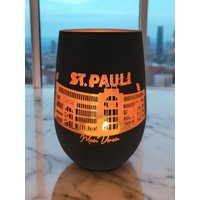 Windlicht, St. Pauli, Aufsteiger 2024, Schwarz-Bronze, Für Eine Schöne Atmosphäre in Der Fanecke Windlicht, St. Pauli, Aufsteiger 2024, Schwarz-Bronze, Für Eine Schöne Atmosphäre in Der Fanecke von Tinaehtshop