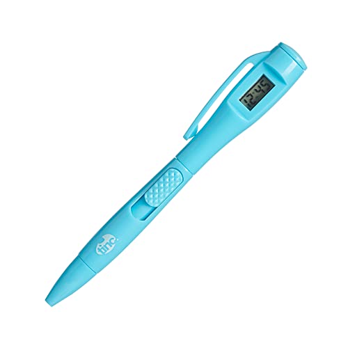 Tinc CLOCPNBL Digitaler Uhr-Stift, Uhrzeit, Datum und Timer, Blau von Tinc