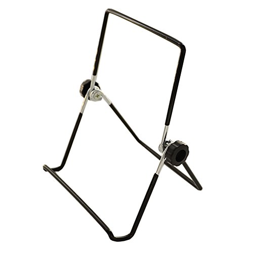 Tincogo 2 Stück Tablet-Ständer Eisen Präsentationsständer - Verstellbarer faltbarer Metallhalter für Bilderrahmen, Fotos, Bücher und Kunst - Schwarz von Tincogo