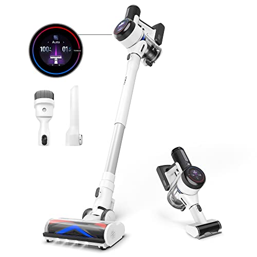 Tineco Pure ONE S15 PRO Smart Akku Staubsauger, ZeroTangle Tech, LCD Anzeige, iLoop Sensor für Auto Leistungseinstellung, freistehende Ladestation, Handstaubsauger umwandelbar, APP von Tineco