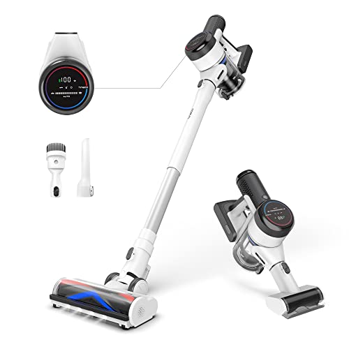 Tineco Pure ONE S15 Pet Smart Akku Staubsauger, Anti-Verheddern-Funktion, Handstaubsauger umwandelbar, für Hartboden und Teppich geeignet, LED-Licht, Wi-Fi Verbindung App Steuerung von Tineco