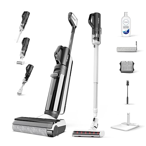 Tineco Floor One S5 Combo Power KIT Smart Nass Trockensauger mit iLoop Technologie 5-in-1, Ultraleise für Tierhaare, Harte Böden, LED Display, Wi- Fi, App von Tineco