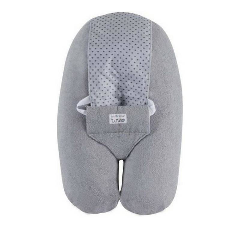 Tineo Stillkissen Kissen zum Stillen Polka Dots Grau von Tineo