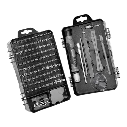 114-teiliges präzises Schraubendreher-Set, ergonomischer Griff für Brillen, Game-Controller, Uhren, Kameras, Laptop, Reparatur, Industrie-Schraubendreher mit Aufbewahrungskoffer 114-teiliges präzises Schraubendreher-Set, ergonomischer Griff für Brillen, Game-Controller, Uhren, Kameras, Laptop, Reparatur, Industrie-Schraubendreher mit Aufbewahrungskoffer von TingHaoO