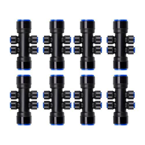 2/3/8 Stück 6-Wege-Wasserverteiler, Verteiler, Schlauch, Bewässerungsschlauch, Schnellverbinder, Gelenkadapter, Garten, Tropfen, wassersparende Bewässerung 2/3/8 Stück 6-Wege-Wasserverteiler, Verteiler, Schlauch, Bewässerungsschlauch, Schnellverbinder, Gelenkadapter, Garten, Tropfen, wassersparende Bewässerung von TingHaoO