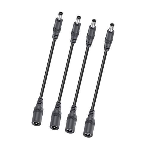 2/4/6/8/10 Stück flexibles Verlängerungskabel, Ladeadapter, 22 AWG DC 5,5 x 2,1 mm, Verlängerungskabel, einfach zu bedienender Netzladeadapter 2/4/6/8/10 Stück flexibles Verlängerungskabel, Ladeadapter, 22 AWG DC 5,5 x 2,1 mm, Verlängerungskabel, einfach zu bedienender Netzladeadapter von TingHaoO