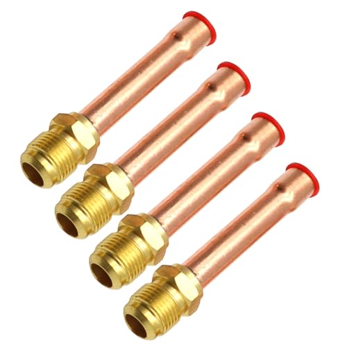 4 Stück 1/4 Zoll, 3/8 Zoll, 1/2 Zoll, 3/4 Zoll, 5/8 Zoll Anschluss mit Kupferrohr, Messingrohrverschraubung, Adapter für Zubehör, Messinganschluss für Klimaanlage, 4 Stück 4 Stück 1/4 Zoll, 3/8 Zoll, 1/2 Zoll, 3/4 Zoll, 5/8 Zoll Anschluss mit Kupferrohr, Messingrohrverschraubung, Adapter für Zubehör, Messinganschluss für Klimaanlage, 4 Stück von TingHaoO