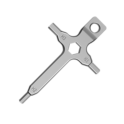 Allen 3 mm 4 mm 3/16 Schlitzschraubendreher Multifunktionaler Sechskantschlüssel Handwerkzeug für Stativkopf Werkzeug Kamera Schnellspanner von TingHaoO
