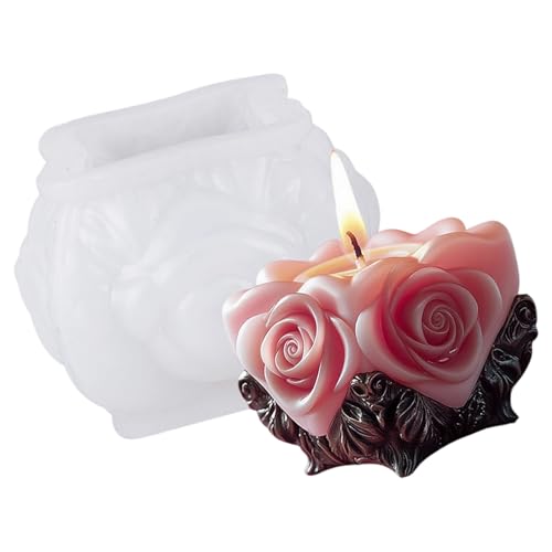 Blumen-Silikonform in Rosenform für Seifenherstellung, Hochzeit, Heimdekoration, Rosenform Blumen-Silikonform in Rosenform für Seifenherstellung, Hochzeit, Heimdekoration, Rosenform von TingHaoO