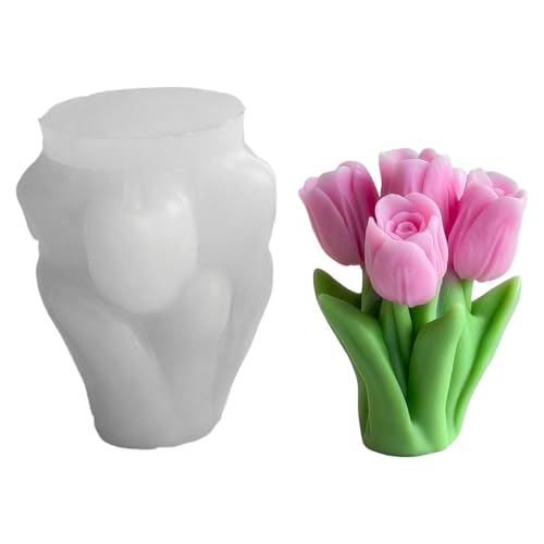 Einzigartige handgefertigte Formen in Blumenform, Silikonformen, geeignet für Bastler und Heimdekor-Liebhaber, Silikon-Bastelwerkzeug von TingHaoO