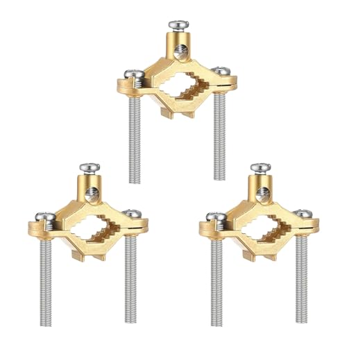 Elektrische Erdungsklemmen, schwere Messingkonstruktion für blanke Metallrohre und Kupferstabdraht, Erdungsklemme von TingHaoO