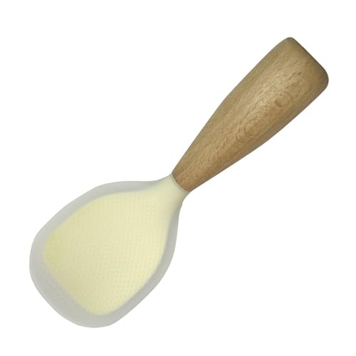 Ergonomischer Silikonlöffel mit Holzgriff, antihaftbeschichtet, Reislöffel, Reisschaufeln, Küchenzubehör, Küchenutensilien, Haushaltslöffel Ergonomischer Silikonlöffel mit Holzgriff, antihaftbeschichtet, Reislöffel, Reisschaufeln, Küchenzubehör, Küchenutensilien, Haushaltslöffel von TingHaoO
