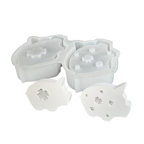 Flexible Silikonform für Schreibtisch-Ornamente, Schweinchen mit Kleeblatt-Atmosphäre, Lichtfestival, Heimdekoration, Urlaubsthema Flexible Silikonform für Schreibtisch-Ornamente, Schweinchen mit Kleeblatt-Atmosphäre, Lichtfestival, Heimdekoration, Urlaubsthema von TingHaoO