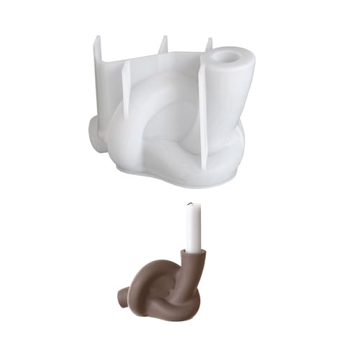 Flexible Silikonform in Lebensmittelqualität mit langem geflochtenem Muster für handgefertigte Zement-Gips-dekorative Glasform von TingHaoO