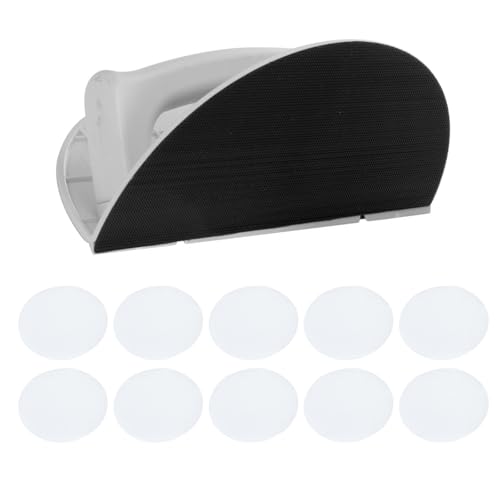 Halbrundes Eckenschleifwerkzeug mit 10 Schleifpapieren, recycelbar, ABS, Auto-Kleberdesigns, Sandrahmen für Wandschleifen, halbes Eckenschleifwerkzeug Halbrundes Eckenschleifwerkzeug mit 10 Schleifpapieren, recycelbar, ABS, Auto-Kleberdesigns, Sandrahmen für Wandschleifen, halbes Eckenschleifwerkzeug von TingHaoO