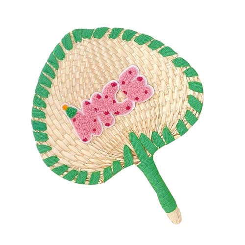 Handfächer mit bunten Buchstaben, Stickerei, für Outdoor-Foto-Requisiten, dekoratives Handwerk, kühlend, für Kinder und Erwachsene, Reise-Hand Handfächer mit bunten Buchstaben, Stickerei, für Outdoor-Foto-Requisiten, dekoratives Handwerk, kühlend, für Kinder und Erwachsene, Reise-Hand von TingHaoO