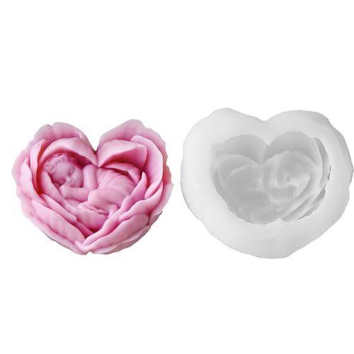 Herz-Silikonformen, Kunstharz, Bastelformen, Blumenform, kreative Bastelform, Handarbeit, flexible Silikonform Herz-Silikonformen, Kunstharz, Bastelformen, Blumenform, kreative Bastelform, Handarbeit, flexible Silikonform von TingHaoO