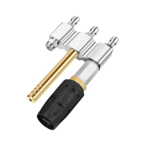 Hochleistungs-Hochdruckreiniger-Düse, Dreifach-Funktion, 6,35 mm Schnellanschluss für gewerbliche Gartenfahrzeuge, Boden, Heimgebrauch, Schnellanschluss, Autowaschdüse Hochleistungs-Hochdruckreiniger-Düse, Dreifach-Funktion, 6,35 mm Schnellanschluss für gewerbliche Gartenfahrzeuge, Boden, Heimgebrauch, Schnellanschluss, Autowaschdüse von TingHaoO