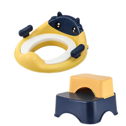 Kinder-Toilettensitzbezug mit Cartoon-Design, fester Basis, weiches PU-Gewebe, Töpfchen-Übungswerkzeug für kaltes Wetter, Cartoon-Toiletten-Trainings-Sitzbezug von TingHaoO