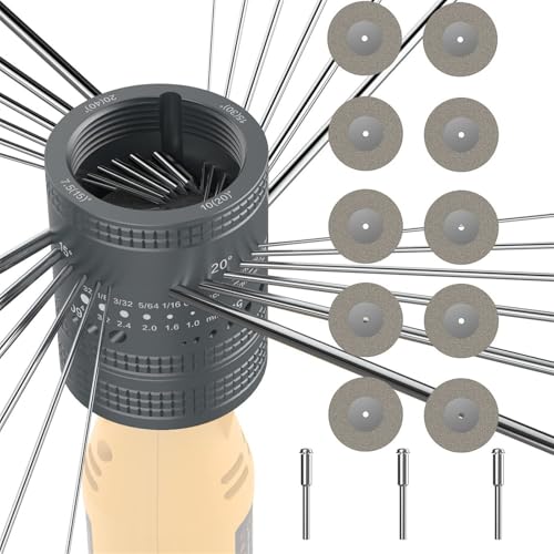 Mehrzweck-Stahlelektroden-Schärferkopf mit Trennschlitz, 10 und 3 Spanndorn, WIG-Schweißwerkzeug-Set, Fertigungstechniker-Werkzeug Mehrzweck-Stahlelektroden-Schärferkopf mit Trennschlitz, 10 und 3 Spanndorn, WIG-Schweißwerkzeug-Set, Fertigungstechniker-Werkzeug von TingHaoO