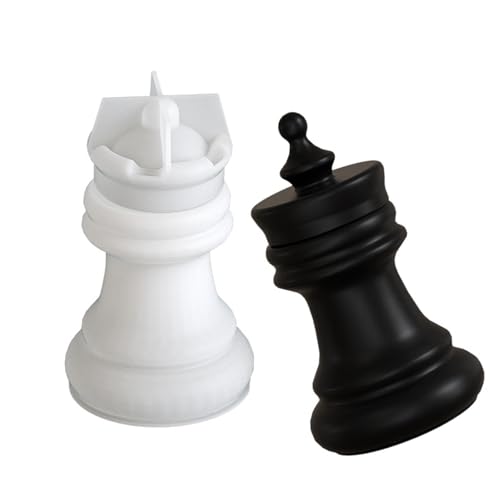 Multifunktionale Silikonform Schachform Halter Formen Kerzenständer Formen Silikonstruktur für die Herstellung von Handwerk Aufbewahrungsbox Form mit Deckel von TingHaoO