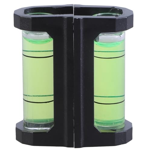 Nivelliermesswerkzeug, leuchtende Wasserwaagen, kleine Wasserwaagen, tragbares Layout-Werkzeug mit Basis, Hausrenovierung, 2 Stück von TingHaoO