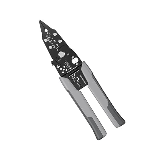 Professionelle Draht-Crimpzange mit rutschfestem Griff, Drahtverbinder, Crimpzange, Multifunktions-Abisolierzange, Crimpzange Professionelle Draht-Crimpzange mit rutschfestem Griff, Drahtverbinder, Crimpzange, Multifunktions-Abisolierzange, Crimpzange von TingHaoO