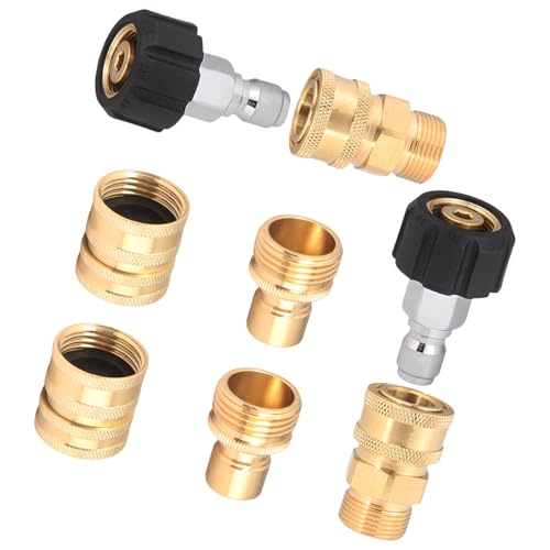 Professionelles Hochdruckreiniger-Schnellverbindungs-Set, robuste Unterlegscheiben, Kupplungen, Adapter für effiziente Reinigung, einfache Installation Professionelles Hochdruckreiniger-Schnellverbindungs-Set, robuste Unterlegscheiben, Kupplungen, Adapter für effiziente Reinigung, einfache Installation von TingHaoO