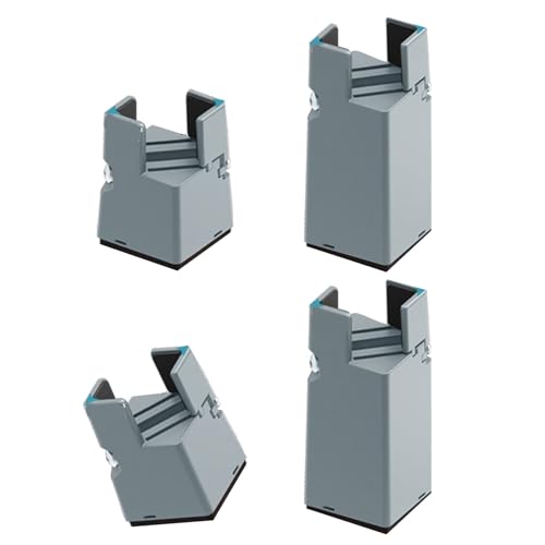 Robuste Sofatische, Bettmöbelerhöhungen, verstellbare Stuhlerhöhungen, Betttischerhöhung, rutschfeste Unterlage, dauerhafte Verschleißfestigkeit, Stuhlfußschutz, 4 Stück von TingHaoO