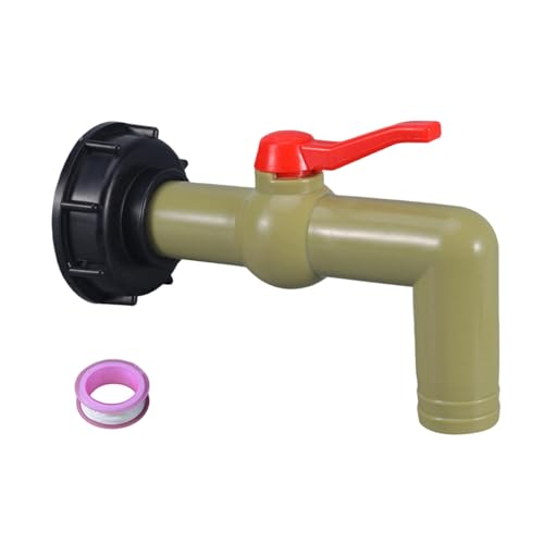 Robuster Behälteradapter, Wasserarmaturen, Gartenbewässerungsanschluss, einfache Handhabung, Schlauchschalter, Wasserhahnauslass, IBC-Adapter von TingHaoO