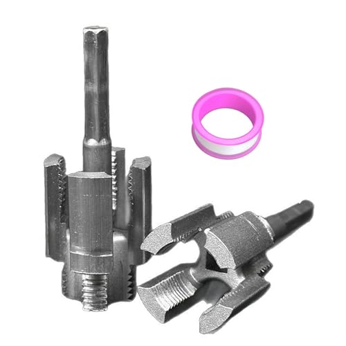 Rohrgewinde-Schneidwerkzeug Rohre Gewindeschneidwerkzeug für Innen- und Außen-PVC-Rohre 1/2 Zoll 3/4 Zoll Einfädler Rohreinfädler von TingHaoO
